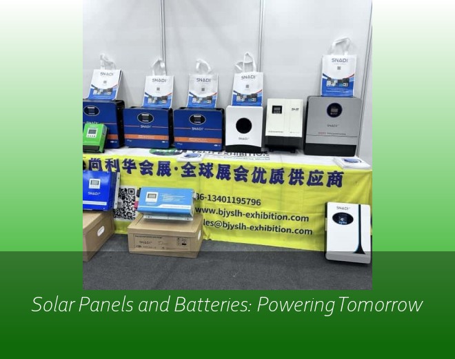 Solar Panels and Batteries: Powering Tomorrow